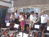 ENTREGA DE SILLAS DE RUEDAS POR PARTE DE CILSA