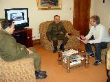 CON AUTORIDADES DEL EJÉRCITO