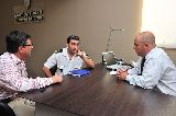SASTRE Y PAGANI RECIBIERON EL JEFE DE LA REGIONAL