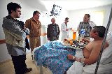 VISITA TRAS LA TRAGEDIA EN LA RUTA