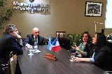SASTRE RECIBIÓ AL CÓNSUL GENERAL DE FRANCIA
