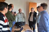 SASTRE REUNIDO CON LA EMPRESA QUE ESTUDIA EN EL AEROPUERTO LA POSICIÓN DEL VOR