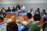 SASTRE JUNTO A REFERENTES DE JUNTAS VECINALES