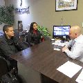 ESTUDIANTES DE PUERTO MADRYN VISITARON AL INTENDENTE