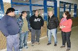 SASTRE RECORRIÓ LAS AULAS PINTADAS DE LA ESCUELA Nº 177 “FRANCA AUSTRAL”