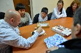 SASTRE ENTREGÓ UNA BALANZA ELECTRÓNICA A ESTUDIANTES DE LA ESCUELA MUNICIPAL 1