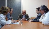 TRABAJADORES JUDICIALES CON EL INTENDENTE SASTRE