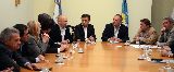 BUZZI Y SASTRE FIRMARON EN RAWSON CONTRATO PARA CONSTRUCCION DEL SISTEMA DE RECOLECCION DE LIQUIDOS PLUVIALES