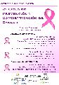 CONVOCAN A UN CICLO DE PREVENCIÓN Y CONCIENTIZACIÓN DE CÁNCER DE MAMA