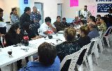SASTRE COMPARTIO CENA EN LA JUNTA VECINAL DEL BARRIO GÜEMES