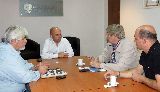 AVANZAN EN LOS SERVICIOS PARA LA ZONA SUR: SASTRE RECIBIO A REPRESENTANTE DE TRANSPA