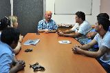 SASTRE RECIBIO A LA ASOCIACION CIVIL “MATIAS HUILIPAN”