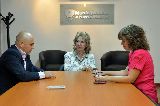 SASTRE REUNIDO CON EL CENTRO DE JUBILADOS DE PUERTO MADRYN