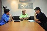 SASTRE RECIBIO AL TITULAR DE LA COMISARIA CUARTA DE MADRYN