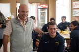 EL INTENDENTE CON LOS PUMITAS, VISITANTES DESTACADOS DE MADRYN