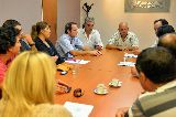 RICARDO SASTRE RECIBIO A DIRIGENTES DE LA CGT DEL VALLE