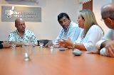 SASTRE RECIBIO A REPRESENTANTE DEL MINISTERIO DE TRABAJO DE NACION