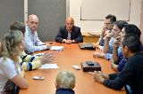SASTRE RECIBIÓ A INTEGRANTES DE LA COOPERATIVA “LOS ROBLES”