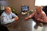 EL INTENDENTE RECIBIÓ A OSVALDO SALA
