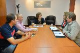 SASTRE REUNIDO CON RESPONSABLES DEL “HOGAR EMANUEL”