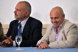 SASTRE EN LA FIRMA DEL CONTRATO POR OBRAS EN RAWSON