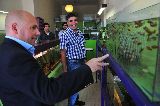 SASTRE VISITÓ UN PROYECTO DE PISCICULTURA