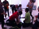 CAPACITARON EN PRIMEROS AUXILIOS A MIEMBROS DEL PUERTO MADRYN RUGBY CLUB