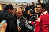 SE HIZO LA ASAMBLEA GESTIONADA POR SASTRE ENTRE TRABAJADORES Y DIRIGENCIA NACIONAL DEL SOMU