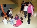 JÓVENES DEL PROGRAMA MULTIPLICADORES DEPORTIVOS REALIZARON ACTIVIDADES RECREATIVAS A LOS EVACUADOS