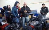 SASTRE VISITÓ EL ACOPIO DE DONACIONES PARA MADRYN Y TELSEN