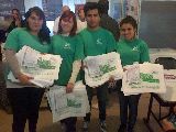 DICTARON TALLERES DE REUTILIZACIÓN Y RECICLADO DE CARTÓN A MÁS DE UN CENTENAR DE NIÑOS