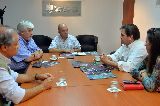 SASTRE RECIBIÓ A REPRESENTANTES DE MARISCOPE