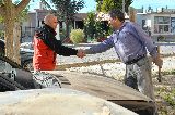 SASTRE RECORRIÓ OBRAS DE REFACCIÓN Y PINTURA EN EL BARRIO 630