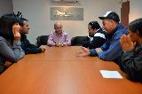 RICARDO SASTRE REUNIDO CON JUNTAS VECINALES