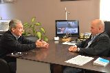 SASTRE RECIBIÓ AL SENADOR MARCELO GUINLE