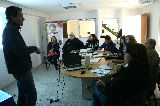 REUNIÓN ENTRE REPRESENTANTES DEL INTI, AUTORIDADES MUNICIPALES Y DOCENTES