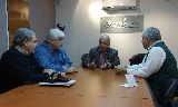 EL INTENDENTE RICARDO SASTRE Y MIEMBROS DE LA CIMA ANALIZARON EL PROYECTO DE CREACIÓN DEL LABORATORIO DE ENSAYO DE MATERIALES