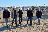 PAGANI Y MOYA ENCABEZARON RECORRIDA EN OBRAS DEL PROCREAR