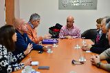 SASTRE RECIBIÓ A AUTORIDADES NACIONALES DE FEHGRA