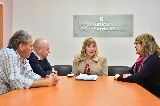 SASTRE RECIBIÓ A LA DIRECTORA DEL HOSPITAL ISOLA