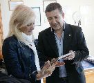EL VICEINTENDENTE RECIBIÓ A LA EMBAJADORA DE ITALIA