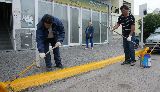 PINTURA DE CORDONES CUNETA
