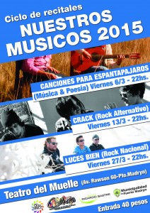 CICLO “NUESTROS MÚSICOS” EN EL TEATRO DEL MUELLE