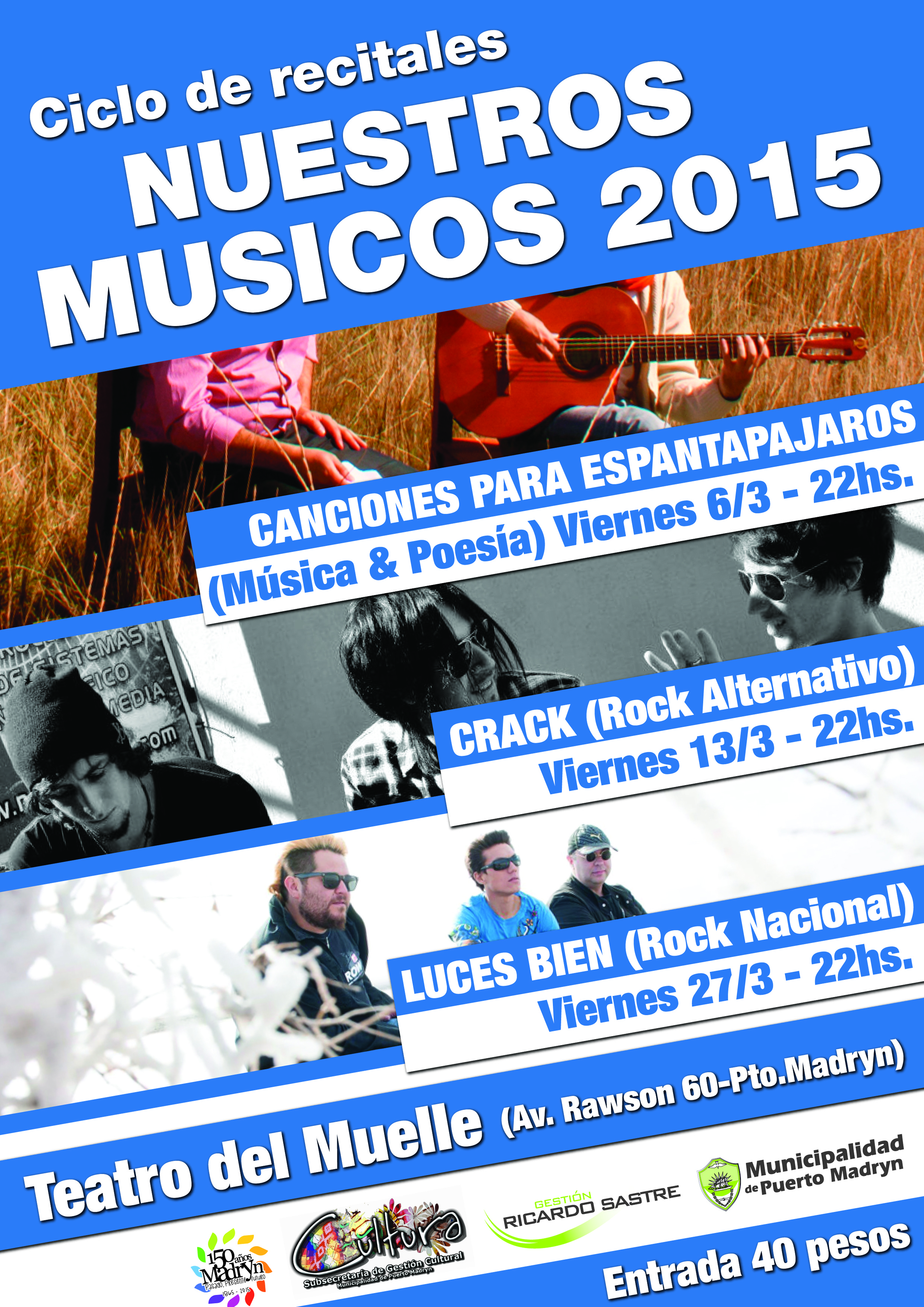 CICLO “NUESTROS MÚSICOS” EN EL TEATRO DEL MUELLE
