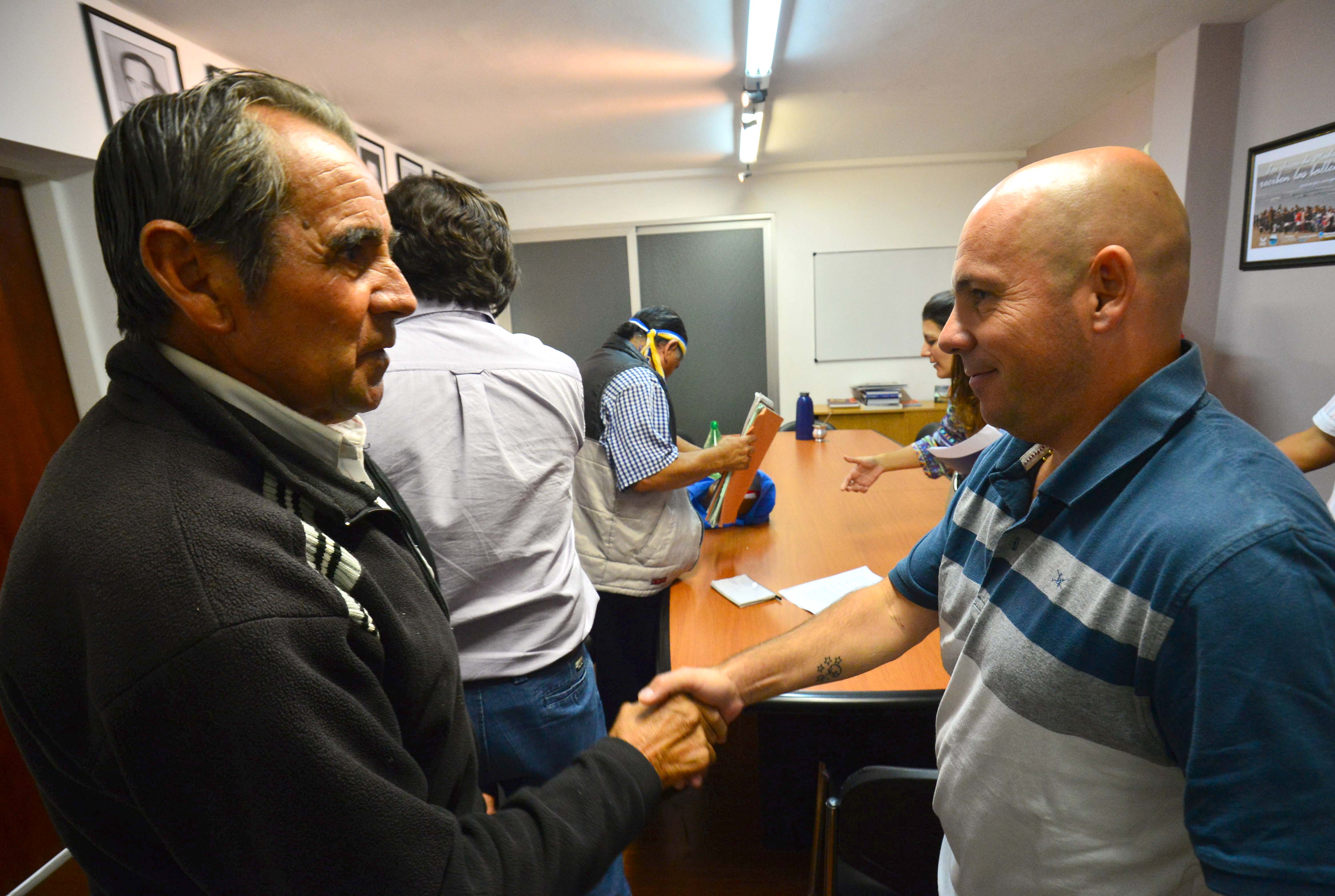SASTRE CON PUEBLOS ORIGINARIOS Y LA JUNTA VECINAL DE “COLONOS GALESES”