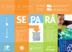 RESALTAN LA IMPORTANCIA DE REALIZAR LA SEPARACIÓN DOMICILIARIA DE RESIDUOS