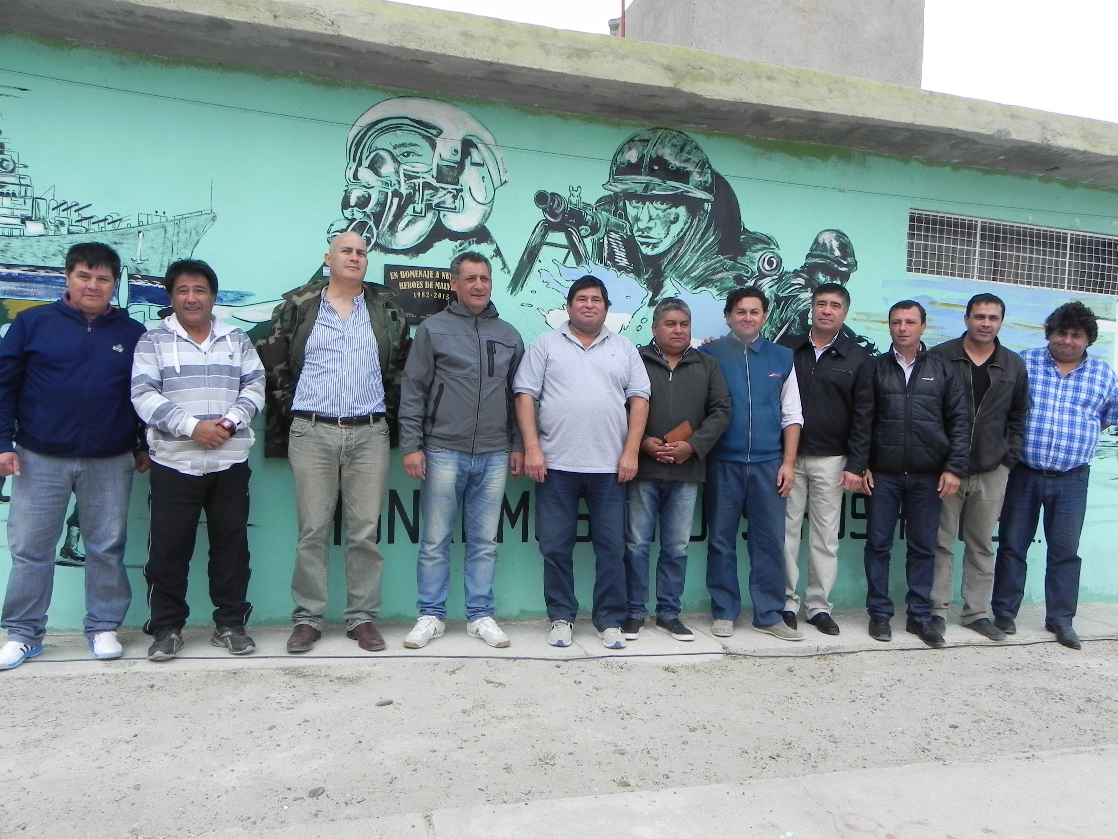 INAUGURARON MURAL EN HOMENAJE A LOS HÉROES DE MALVINAS