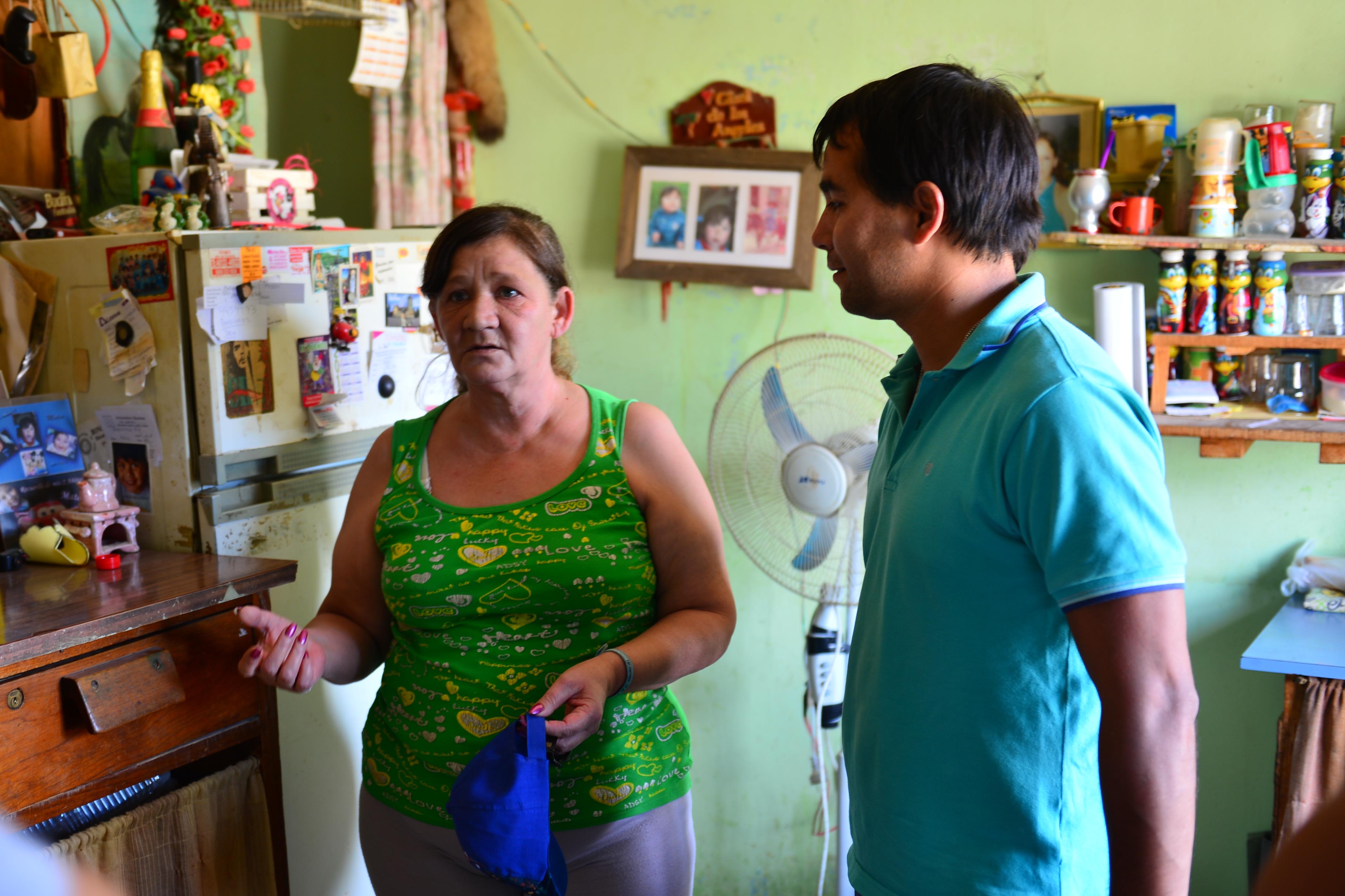 EL SECRETARIO DE DESARROLLO COMUNITARIO ESTUVO EN EL BARRIO PUJOL