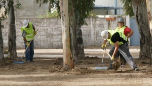 CUADRILLAS DE LIMPIEZA TRABAJAN EN DISTINTOS ESPACIOS PÚBLICOS