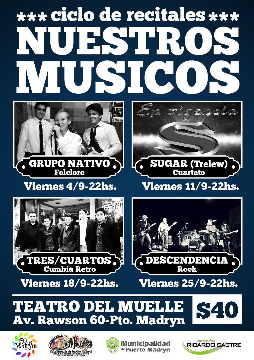 VARIADAS PROPUESTAS EN EL CICLO “NUESTROS MÚSICOS” DE SEPTIEMBRE